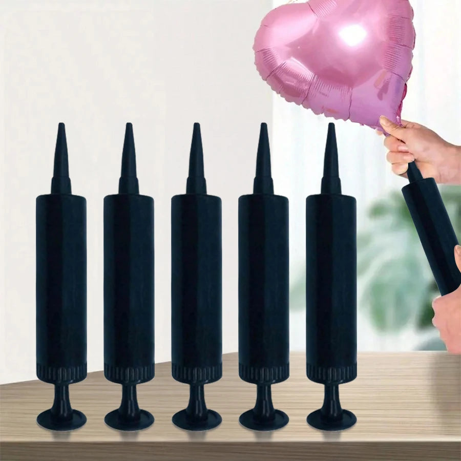1/3/5er Pack Ballonpumpe & Klebepunkte – Manuelle Luftpumpe für Hochzeit & Geburtstag Party Deko