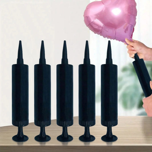 1/3/5er Pack Ballonpumpe & Klebepunkte – Manuelle Luftpumpe für Hochzeit & Geburtstag Party Deko