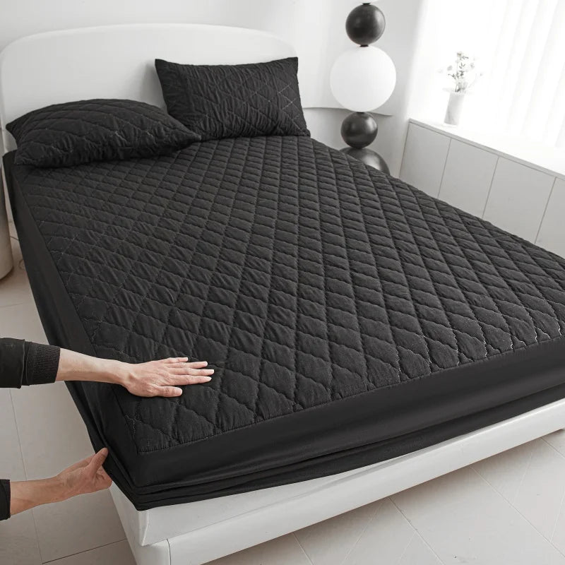 Wasserdichter Matratzenschoner – Gesteppter Schutz für Queen & King Size Betten NOOR08