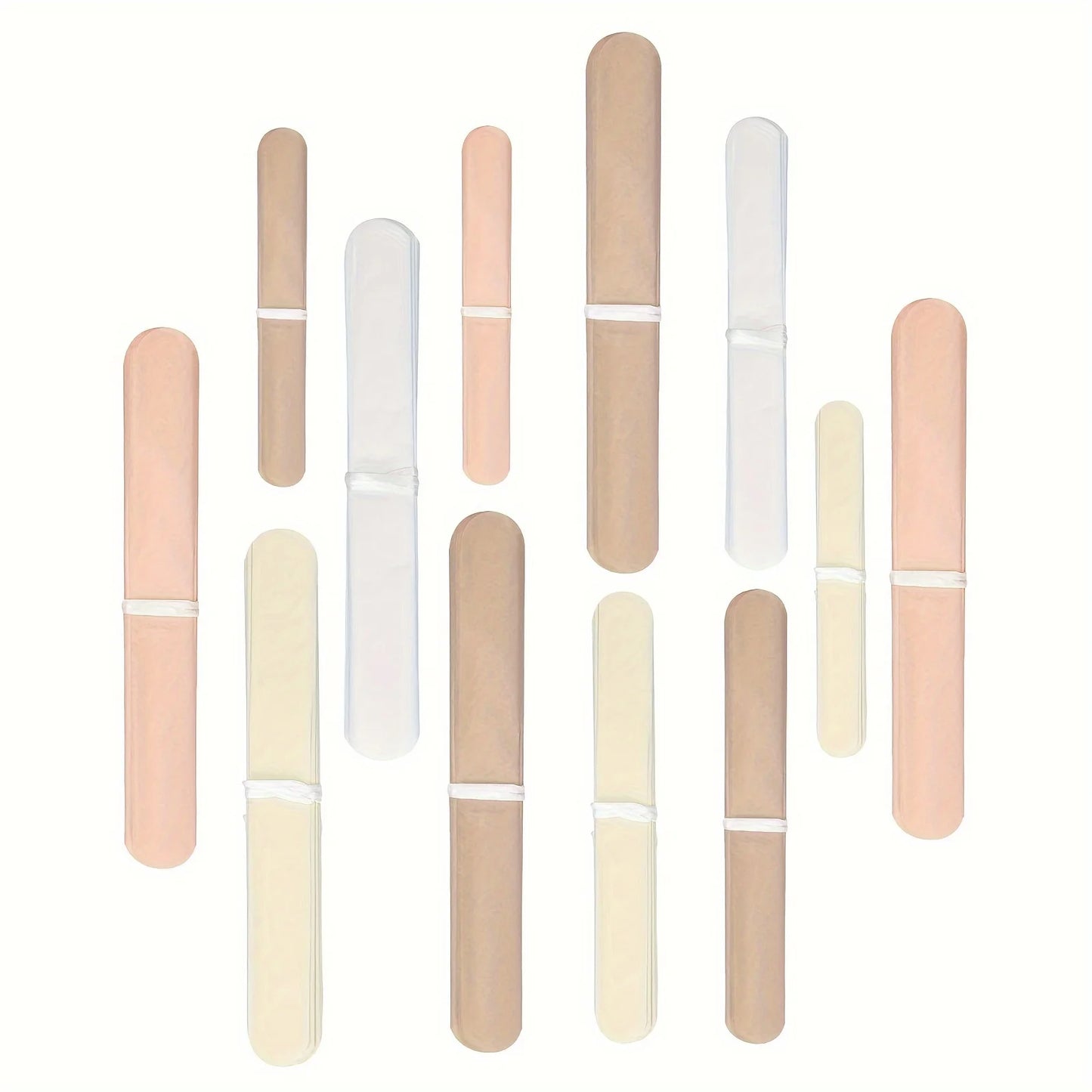 12er Set Papier Pom Poms (Champagner & Cremeweiß) – Elegante Deko-Blumenbälle für Verlobung, Hochzeit & Geburtstag