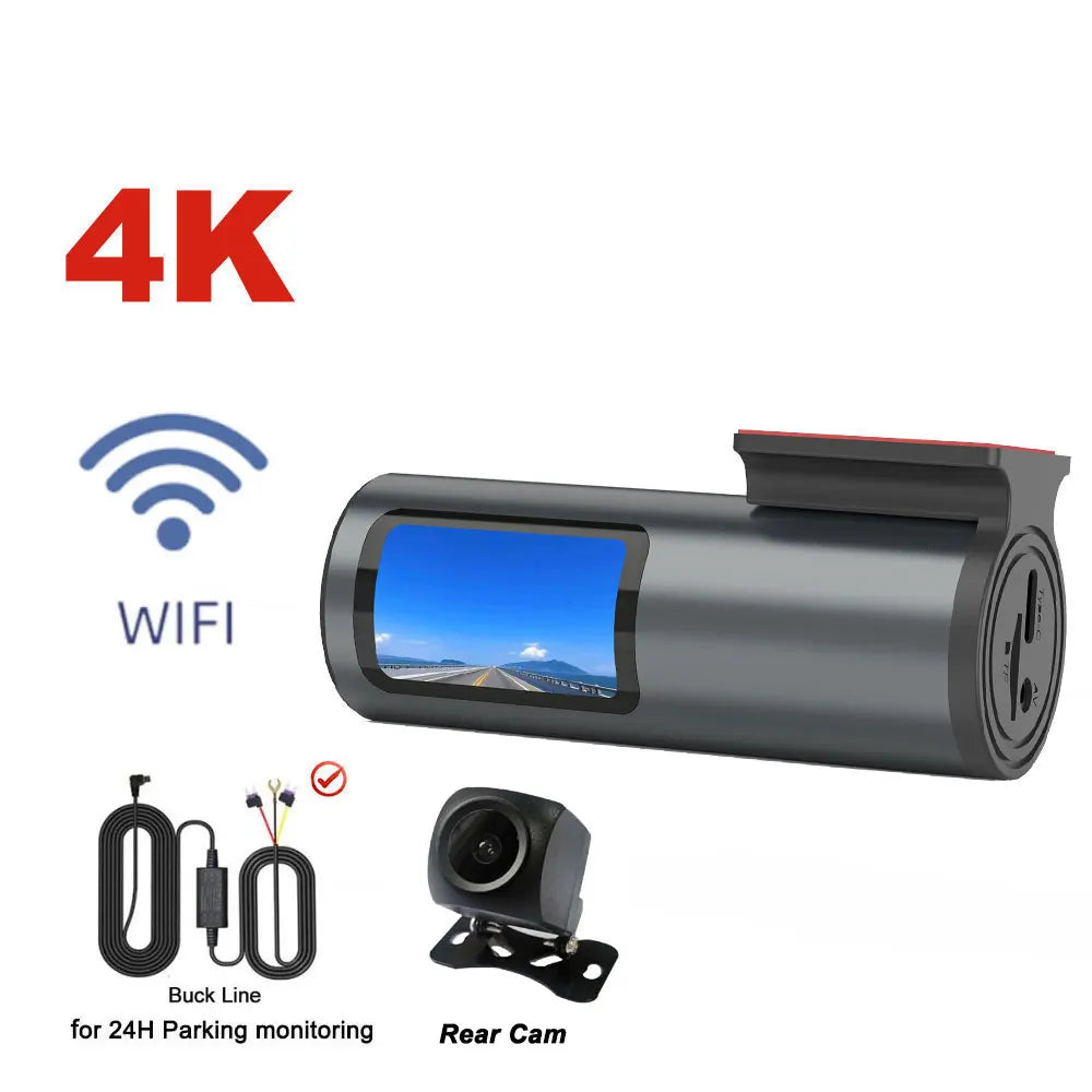 Mini Dashcam 4K mit G-Sensor | 24H Parkmodus & WLAN-Funktion NOOR08