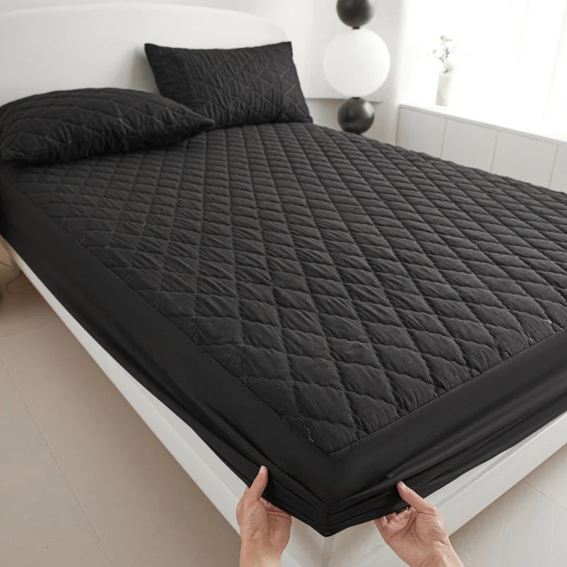 Wasserdichter Matratzenschoner – Gesteppter Schutz für Queen & King Size Betten NOOR08