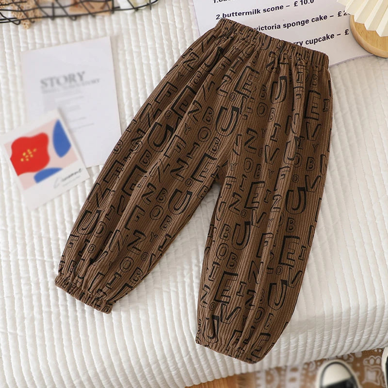 Neue Kinder-Sporthose, Frühling, koreanische Edition, gestreift NOOR08