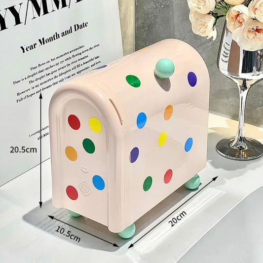3-lagige Kosmetik-Aufbewahrungsbox – Staubdichter Organizer | INS Stil Platzsparender Behälter für Masken & Kleinigkeiten