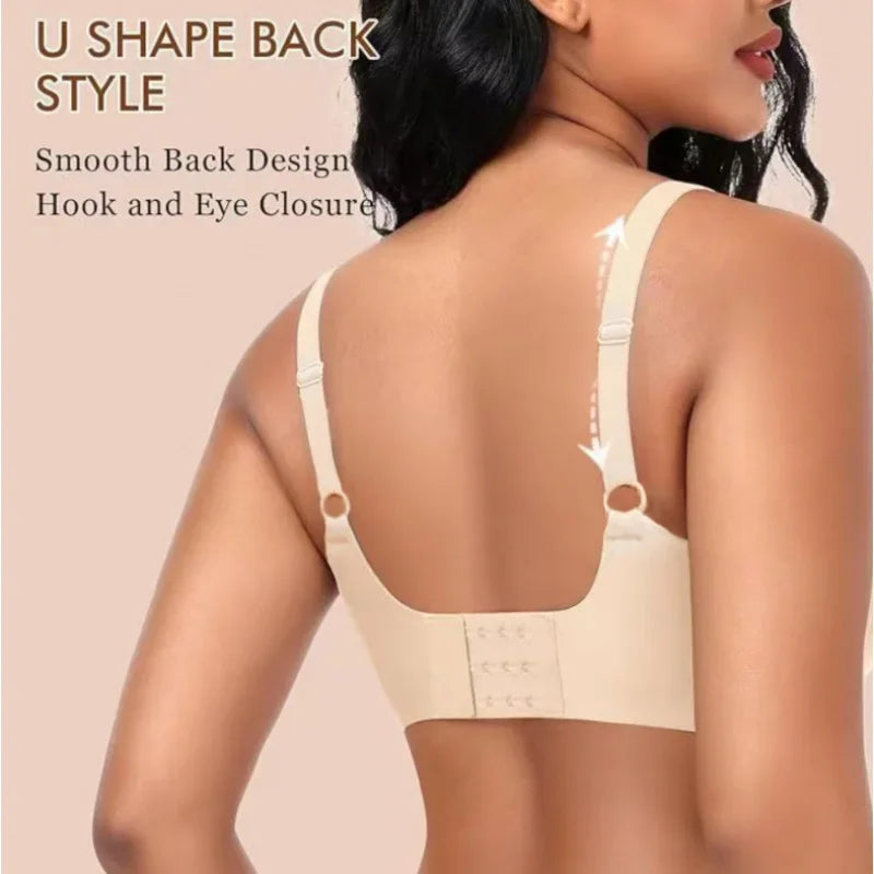 Nahtloser BH, Push-up, Einteiler, Übergrößen S-XL NOOR08