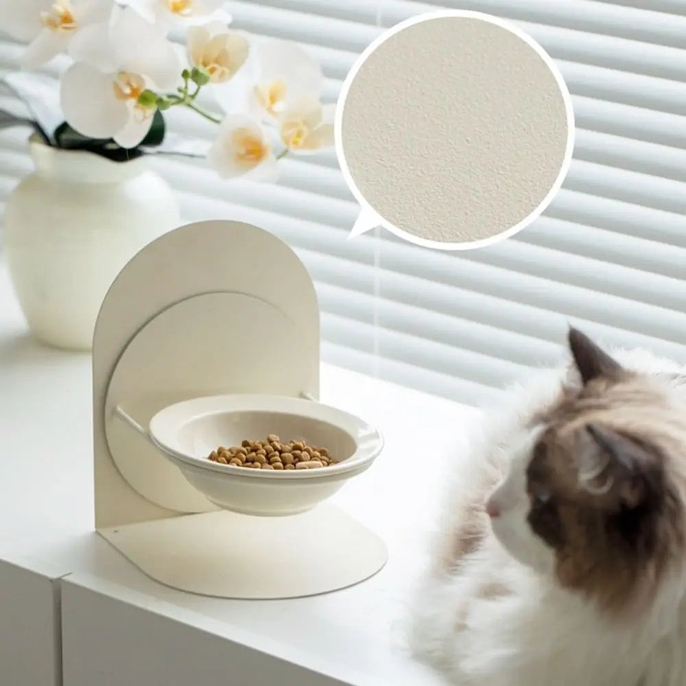 Anti-Erbrechen Katzennapf | Erhöhter & neigbarer Futternapf NOOR08
