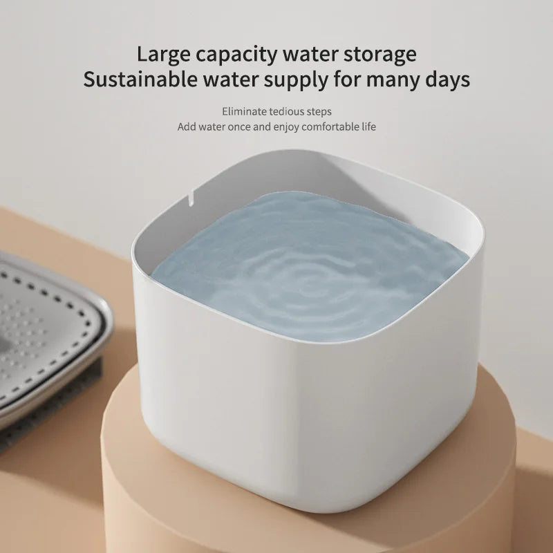 Automatischer Katzen-Trinkbrunnen 3L – Geräuscharm & USB-betrieben für frisches Wasser NOOR08