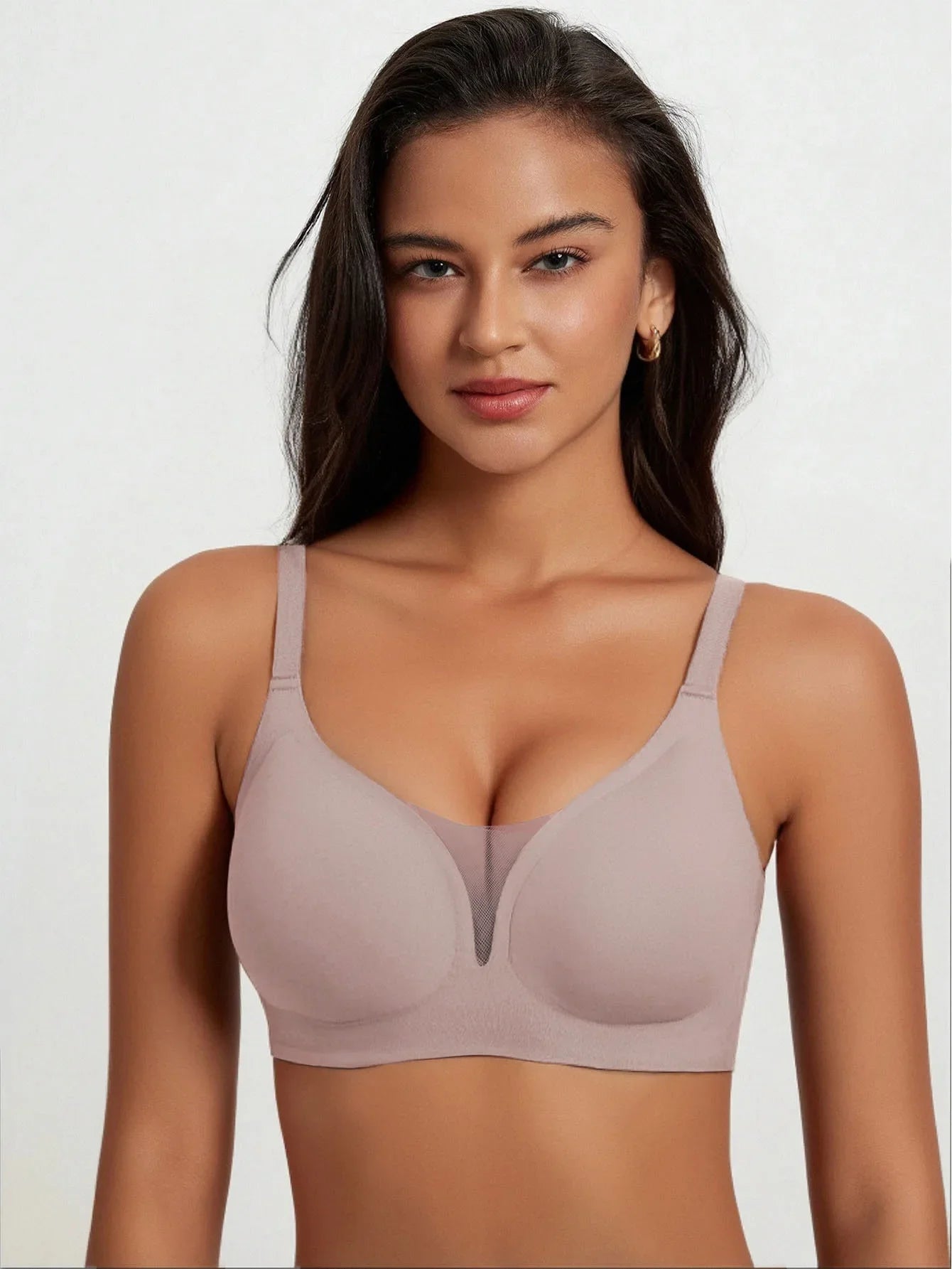 Nahtloser BH, Push-up, Einteiler, Übergrößen S-XL NOOR08