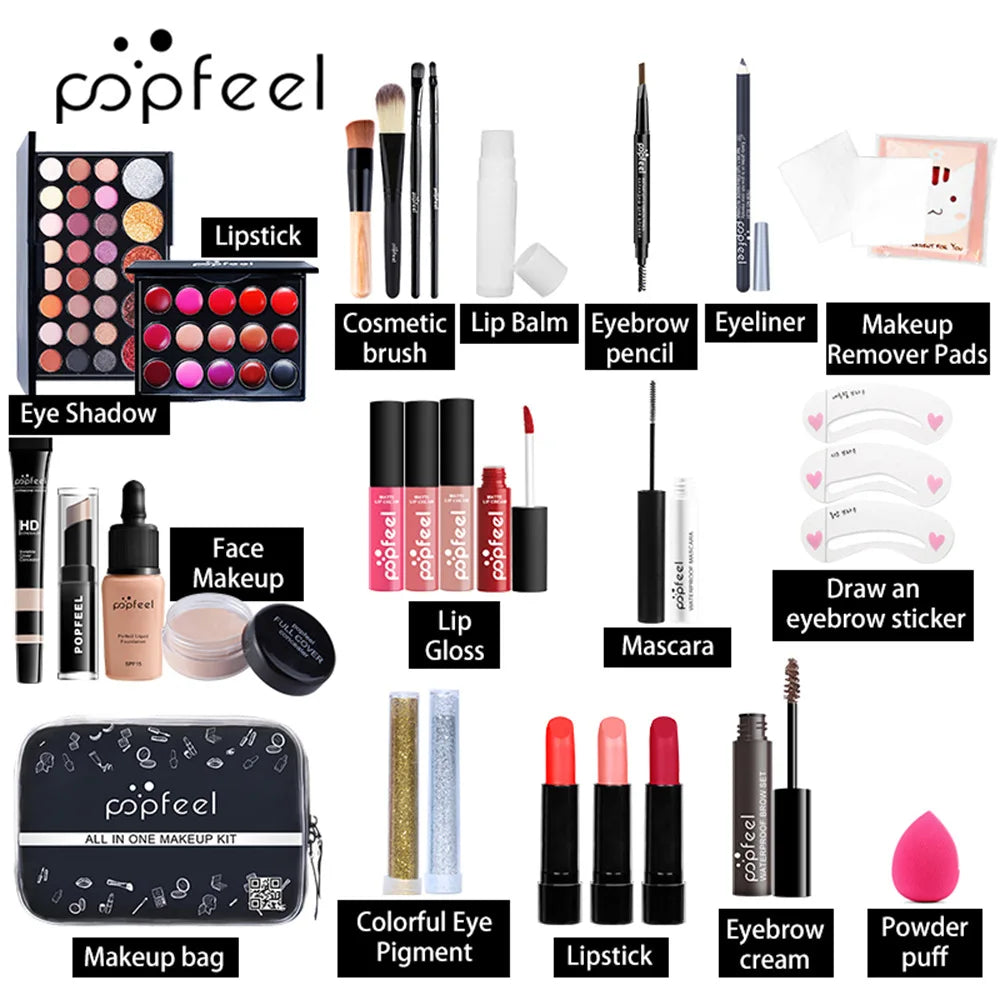 25-teiliges Make-up-Set, All-in-One, koreanische Kosmetik NOOR08