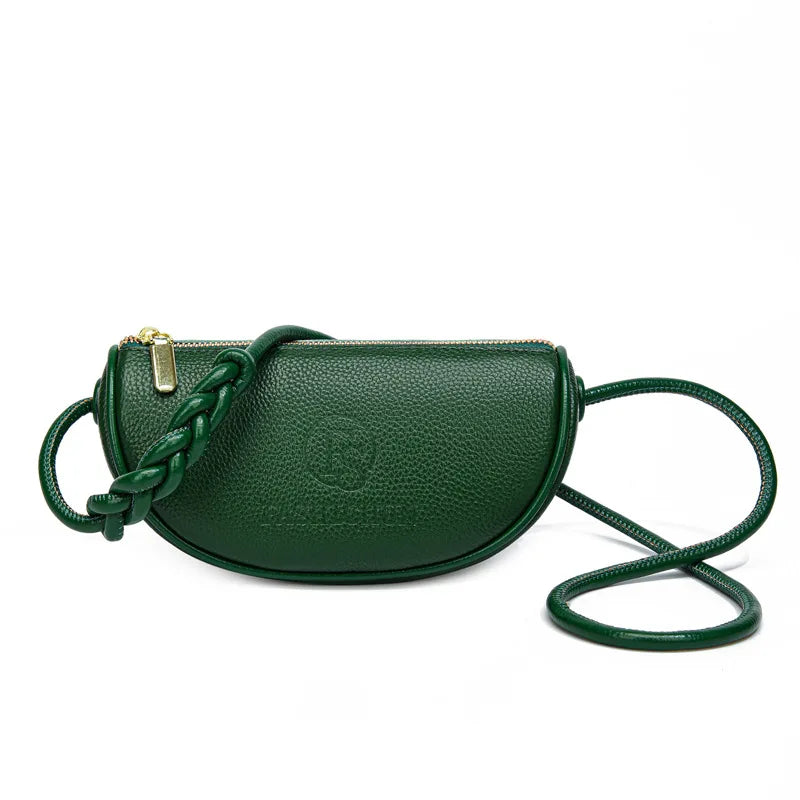 Mini-Handtasche, Damen, echtes Leder, Crossbody-Tasche NOOR08