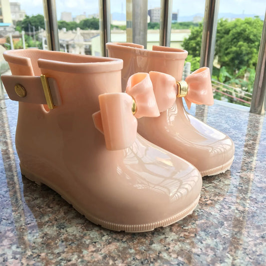 Mädchen Regenstiefel 2025 – Süße PVC-Stiefel mit Schleife