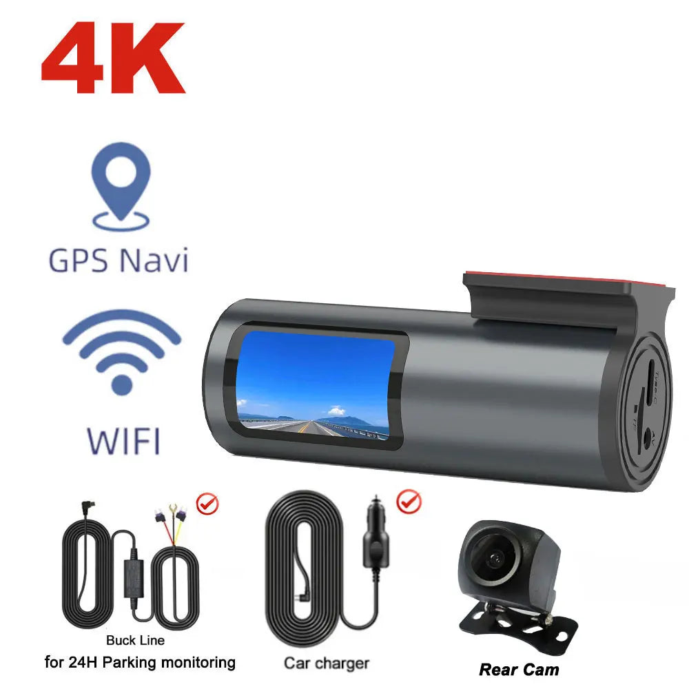 Mini Dashcam 4K mit G-Sensor | 24H Parkmodus & WLAN-Funktion NOOR08
