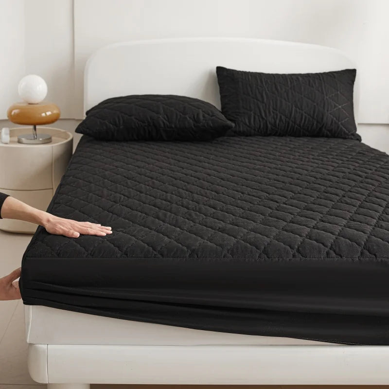Wasserdichter Matratzenschoner – Gesteppter Schutz für Queen & King Size Betten NOOR08