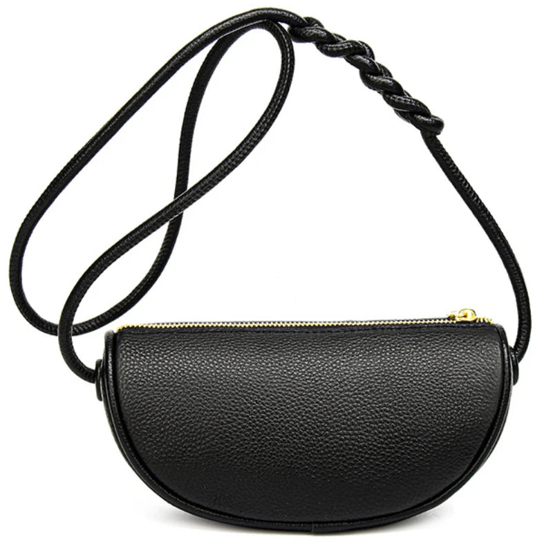 Mini-Handtasche, Damen, echtes Leder, Crossbody-Tasche NOOR08