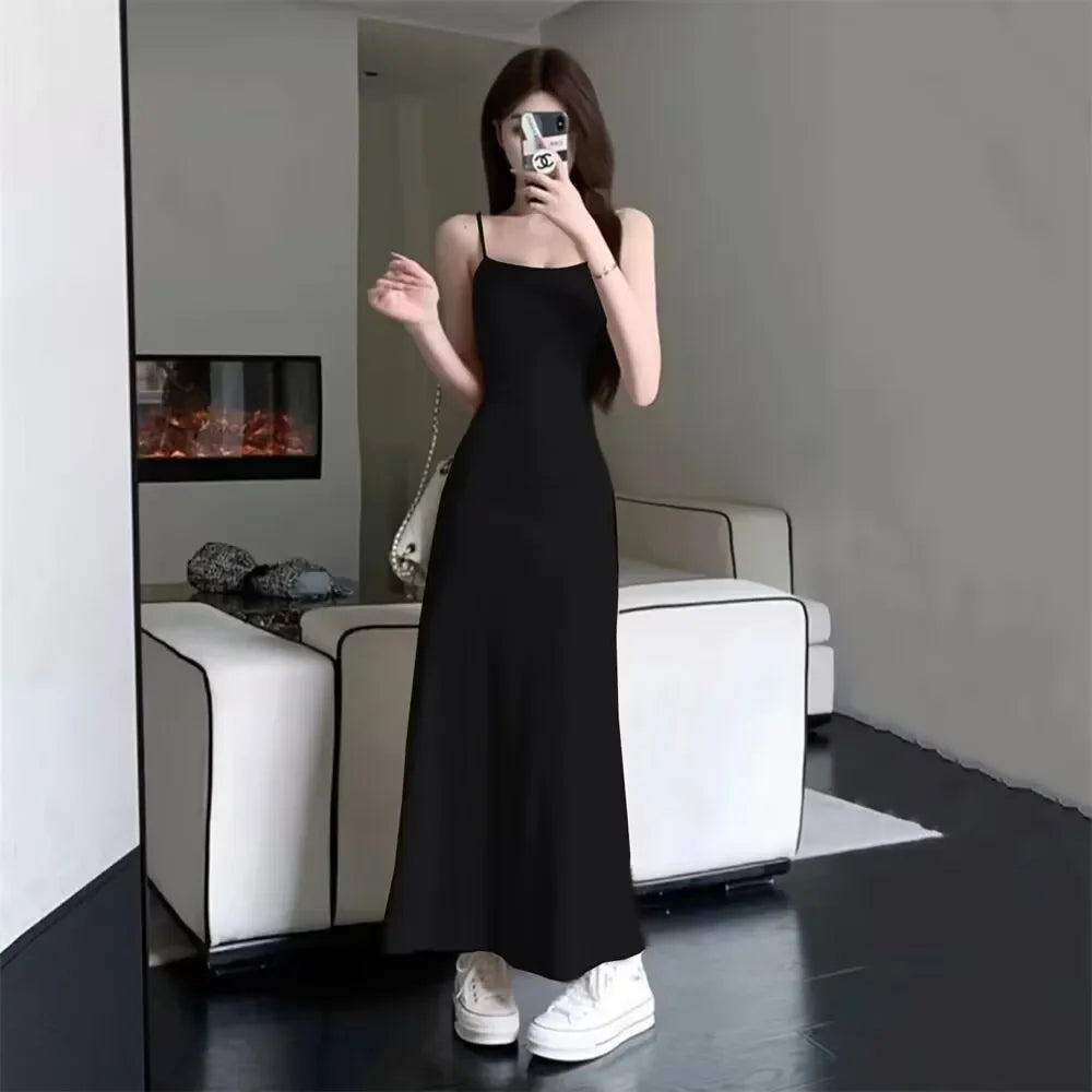 Sommerliches, elastisches Tank-Kleid für Damen, schulterfrei NOOR08
