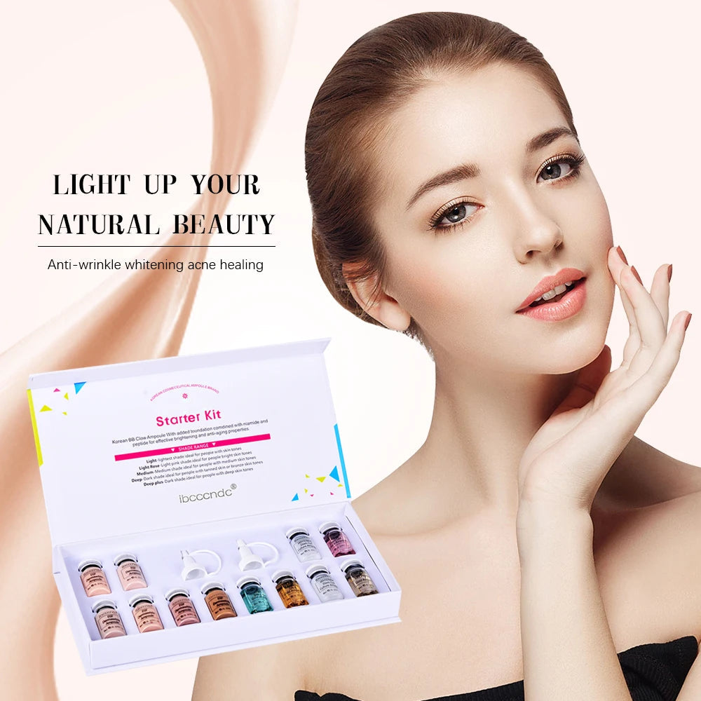 BB Glow Anfänger-Kit, Serum mit Niacinamid/Peptiden NOOR08