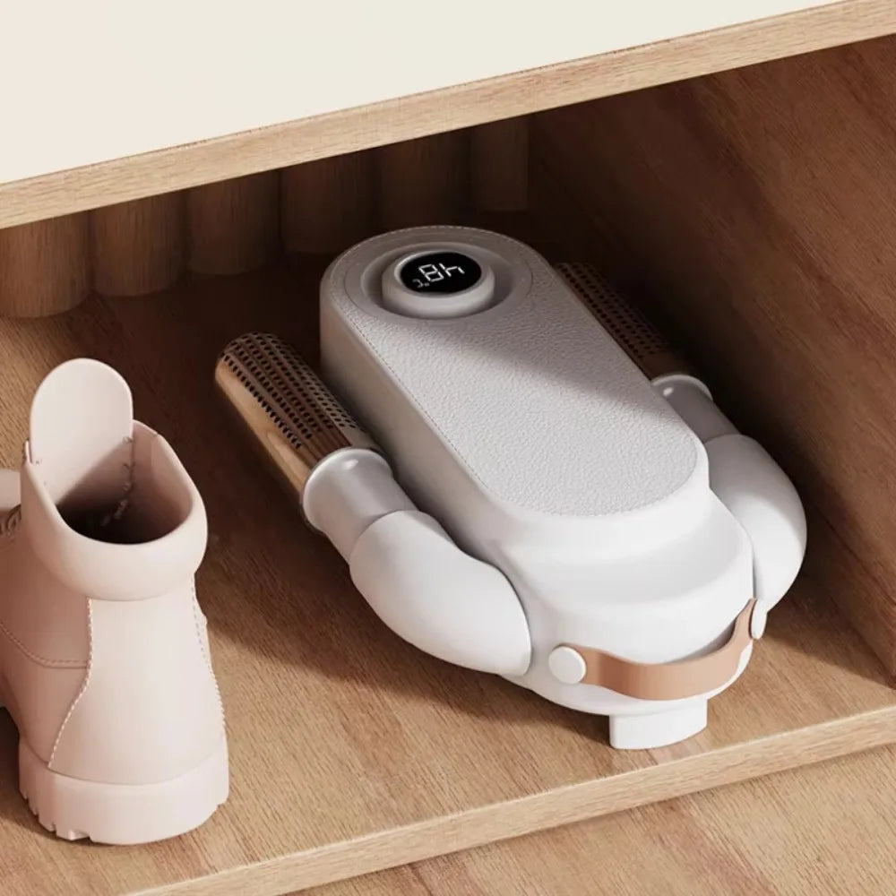 Elektrischer Schuhtrockner Tragbar & Faltbar – Intelligenter Heizlüfter, Entfeuchter & Geruchsentferner (220V)