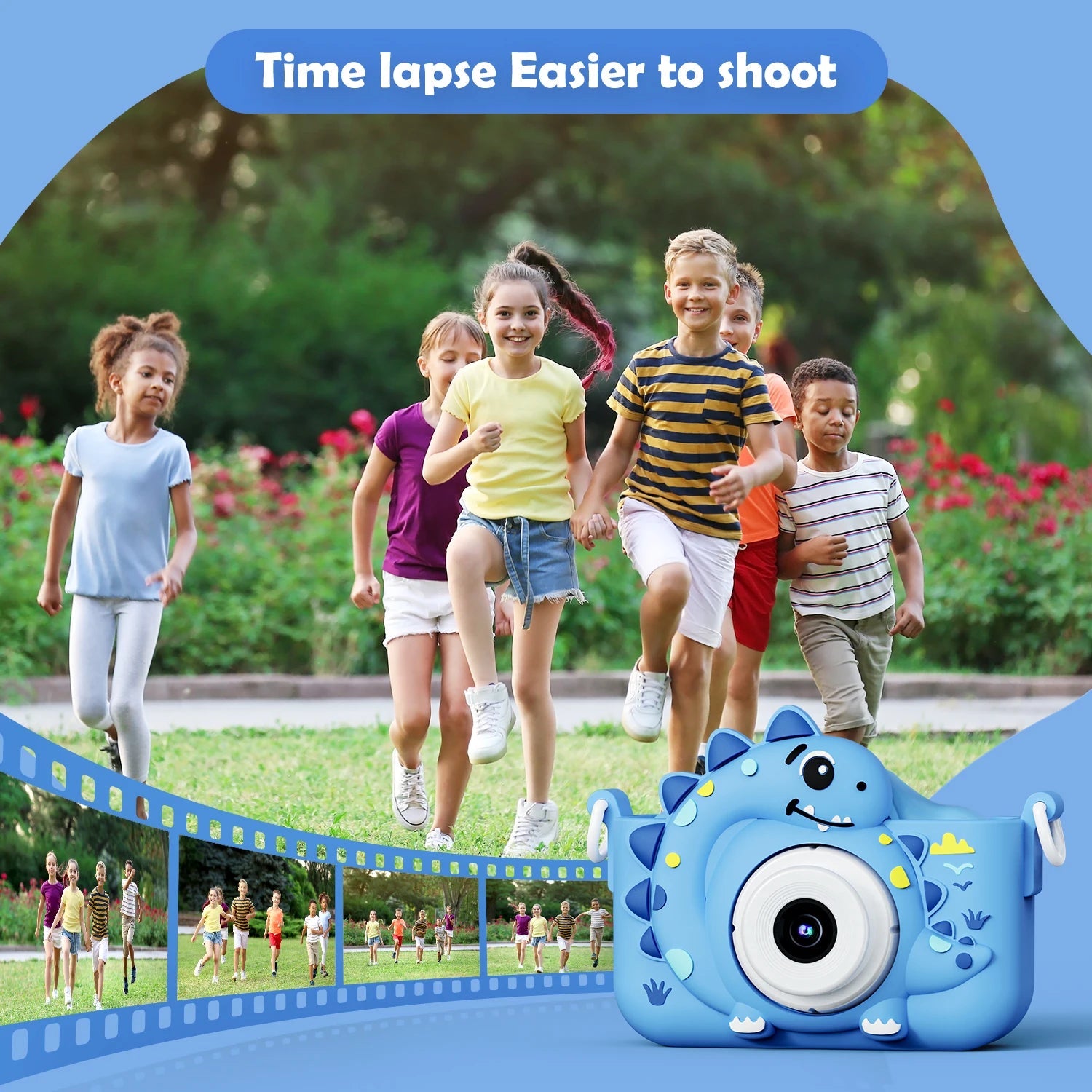 Kinderkamera 1080P HD – Digitale Spielzeugkamera mit 32GB Speicher NOOR08