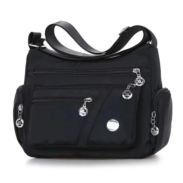 Damen Nylon Tote Bag | Wasserdicht & Groß | Schulter & Umhängetasche NOOR08
