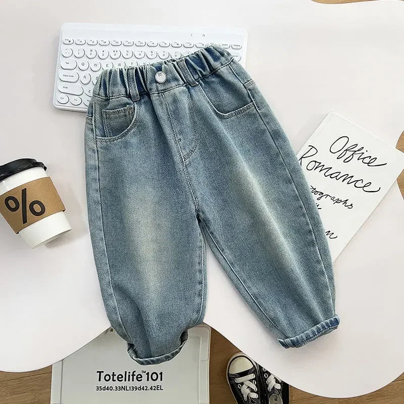 Kinder Jeans Frühling 2025 Stickerei Jungen Hose NOOR08
