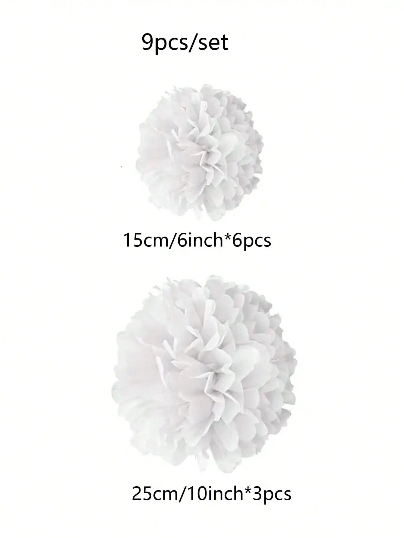 Blaue Papier Pom Poms | Blumenbälle für Hochzeit & Party NOOR08