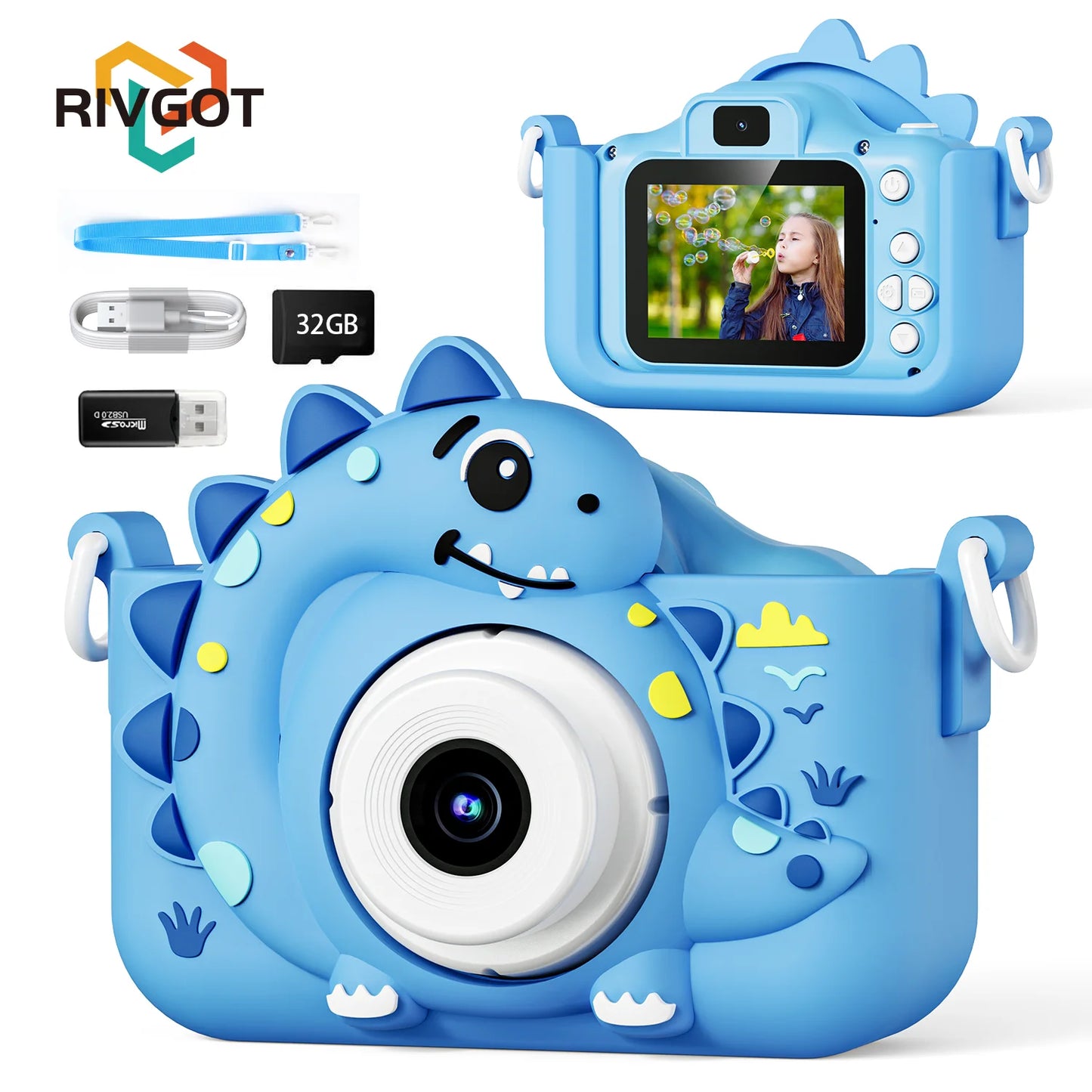 Kinderkamera 1080P HD – Digitale Spielzeugkamera mit 32GB Speicher