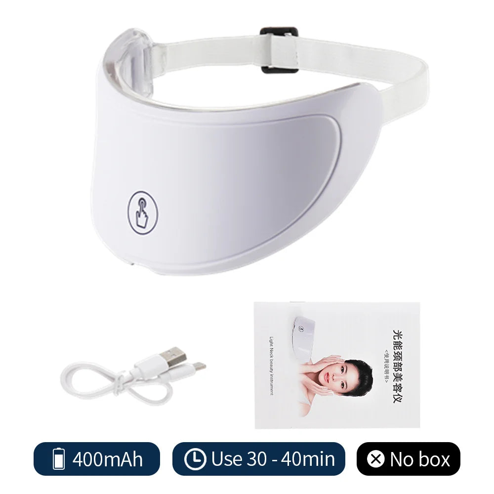 Hals-LED-Maske, 7 Farben, Anti-Falten, Hautstraffung NOOR08