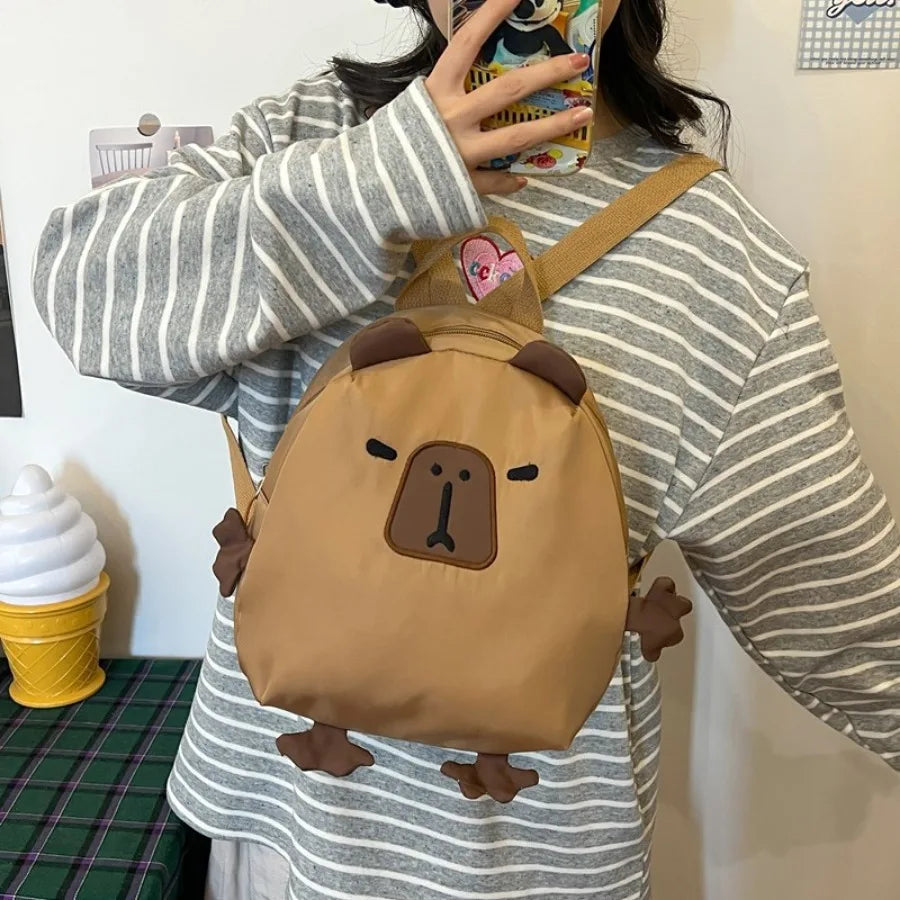 Kawaii Capybara Rucksack Kinder Laptop Schultasche NOOR08