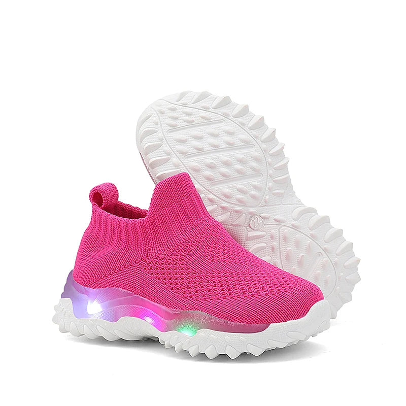 Leucht-Sneaker für Kinder | Atmungsaktive LED-Schuhe NOOR08