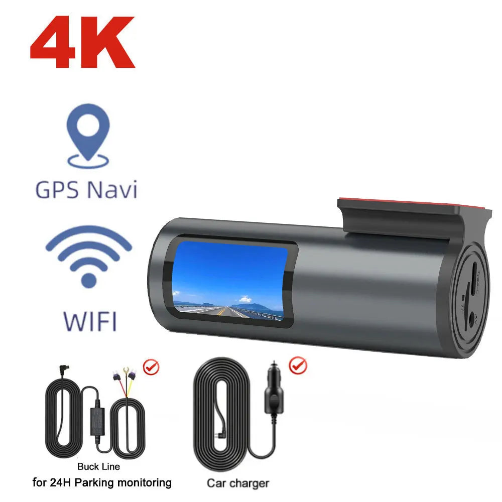 Mini Dashcam 4K mit G-Sensor | 24H Parkmodus & WLAN-Funktion NOOR08
