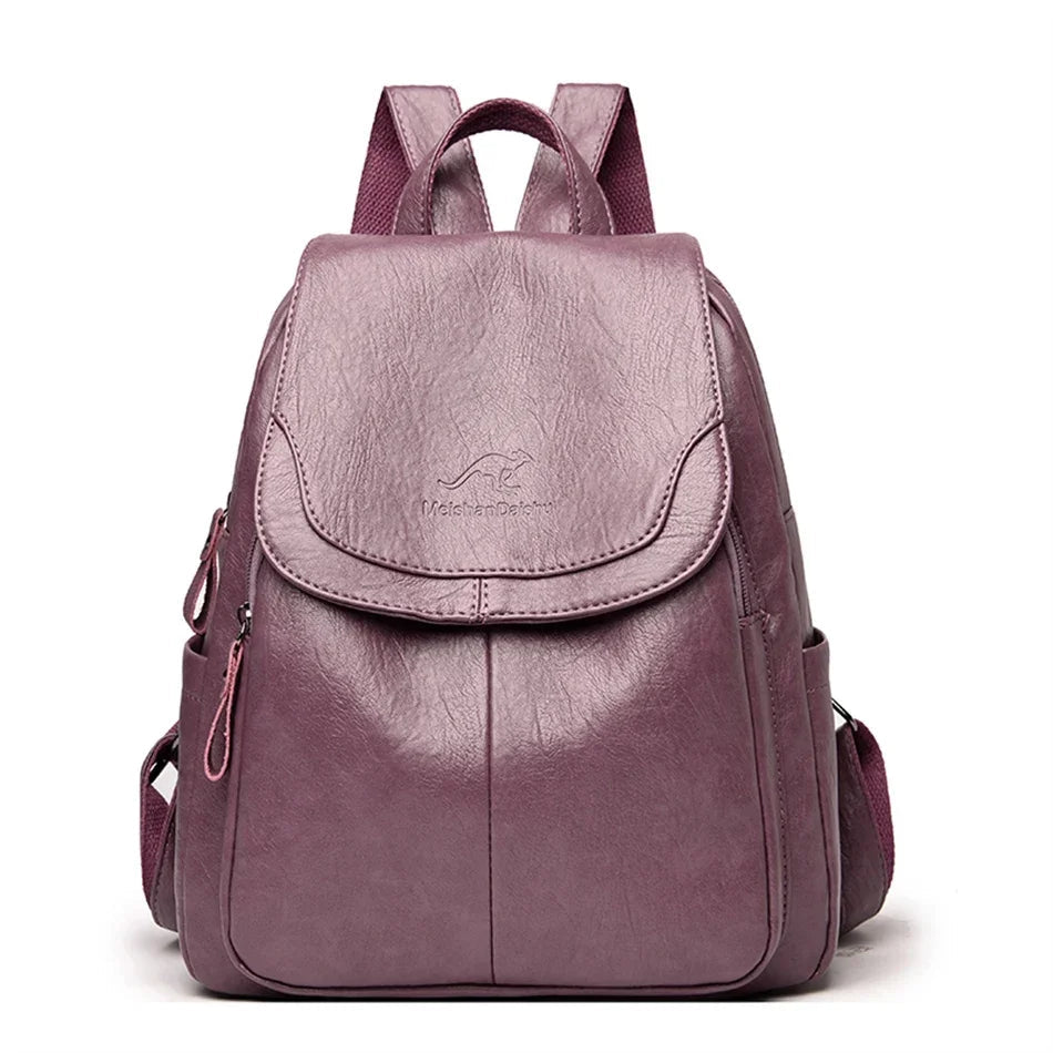 Großer Rucksack, Reise-Rucksäcke, Leder, für Damen NOOR08