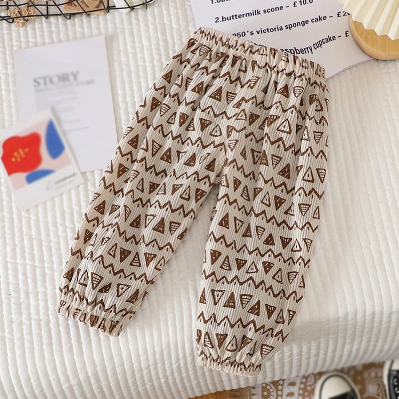 Neue Kinder-Sporthose, Frühling, koreanische Edition, gestreift NOOR08