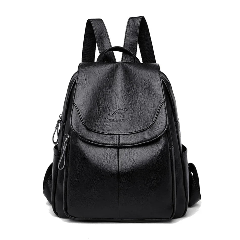 Großer Rucksack, Reise-Rucksäcke, Leder, für Damen NOOR08