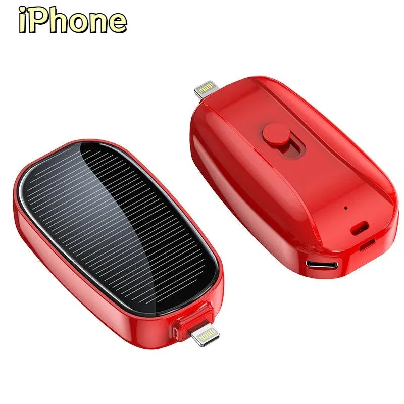 Solar Mini Powerbank Schlüsselanhänger, 1200mAh NOOR08