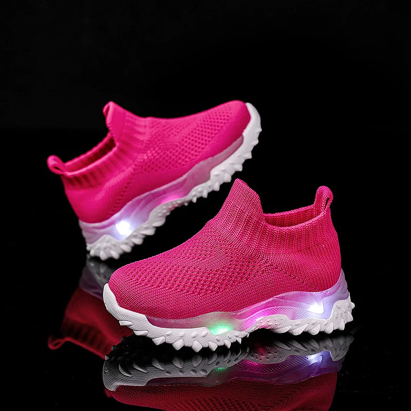 Leucht-Sneaker für Kinder | Atmungsaktive LED-Schuhe NOOR08