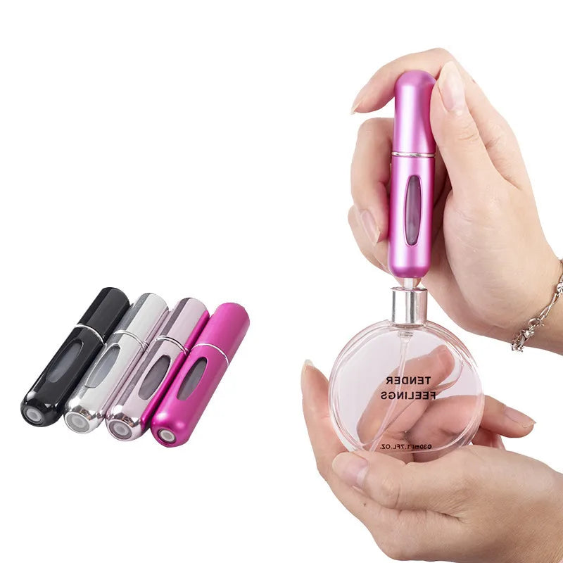 5/10 Stück 5ml Mini Nachfüllbare Parfüm Sprühflasche Reise NOOR08