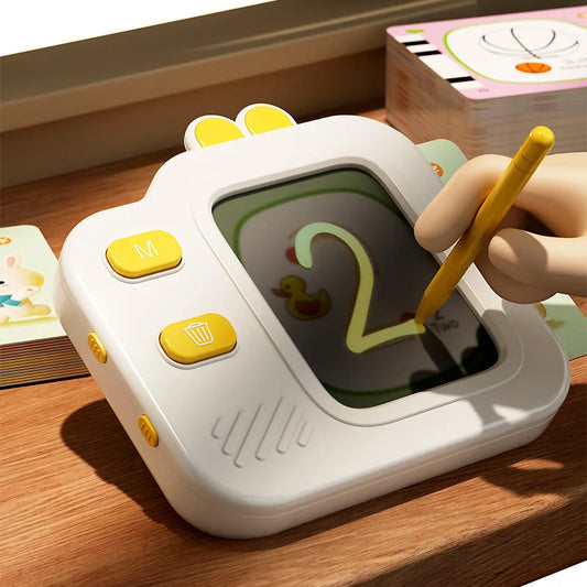Interaktives Vokabel-Lernspielzeug – Skizzenbuch mit Stylus & Farbtasten | Pädagogisches Spielzeug für Kinder