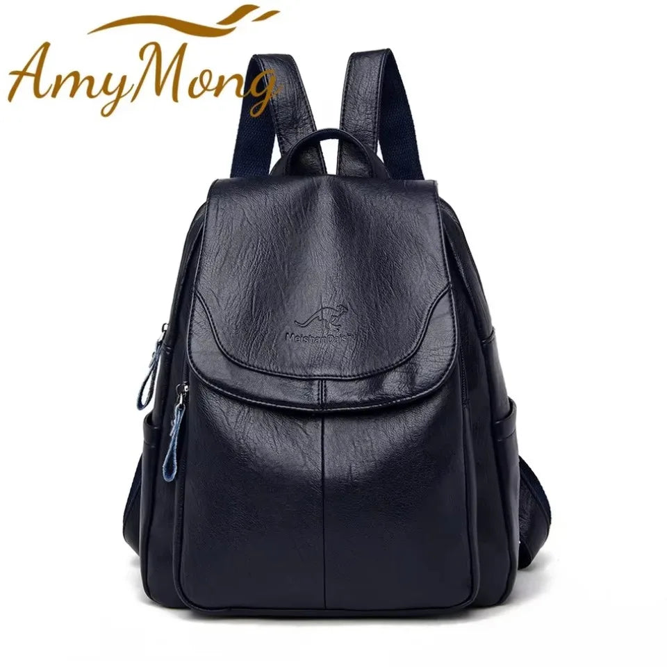 Großer Rucksack, Reise-Rucksäcke, Leder, für Damen NOOR08
