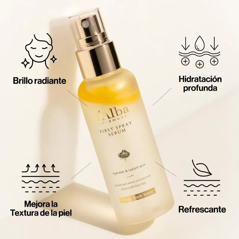 d'Alba White Truffle Spray Serum | Feuchtigkeit & Glow NOOR08