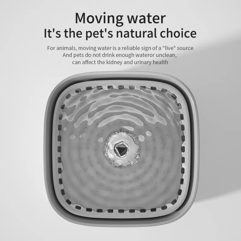 Automatischer Katzen-Trinkbrunnen 3L – Geräuscharm & USB-betrieben für frisches Wasser NOOR08