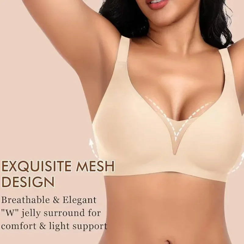 Nahtloser BH, Push-up, Einteiler, Übergrößen S-XL NOOR08