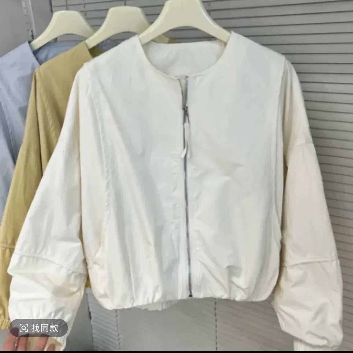 Koreanische, kurze Trenchcoat-Jacke, locker, Frühling/Herbst NOOR08