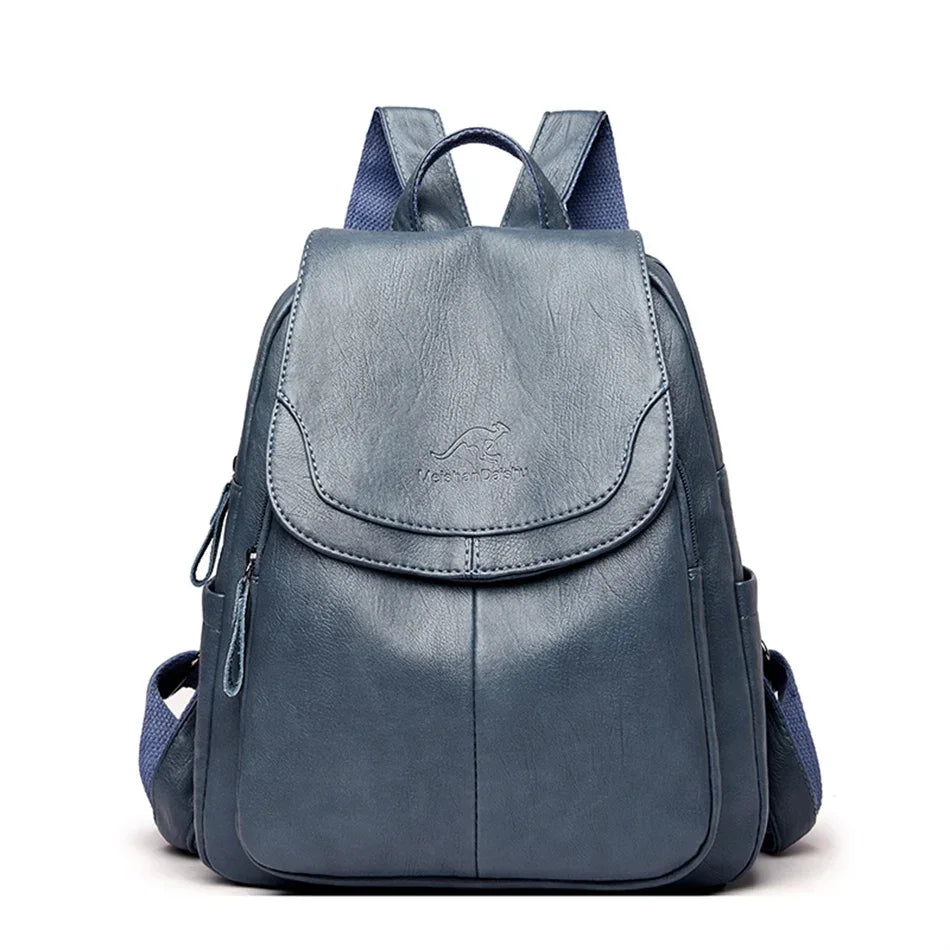 Großer Rucksack, Reise-Rucksäcke, Leder, für Damen NOOR08