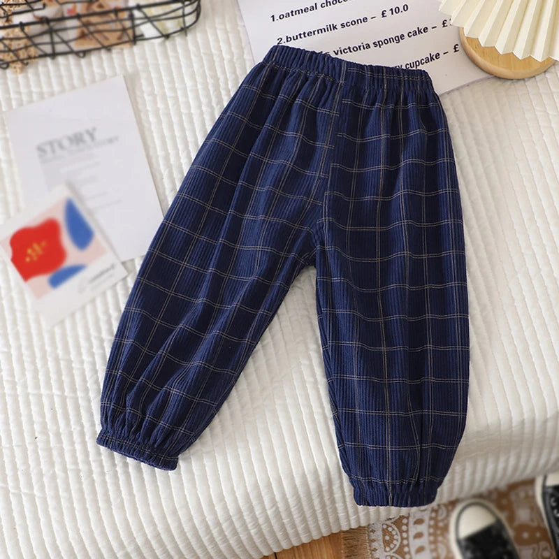 Neue Kinder-Sporthose, Frühling, koreanische Edition, gestreift NOOR08