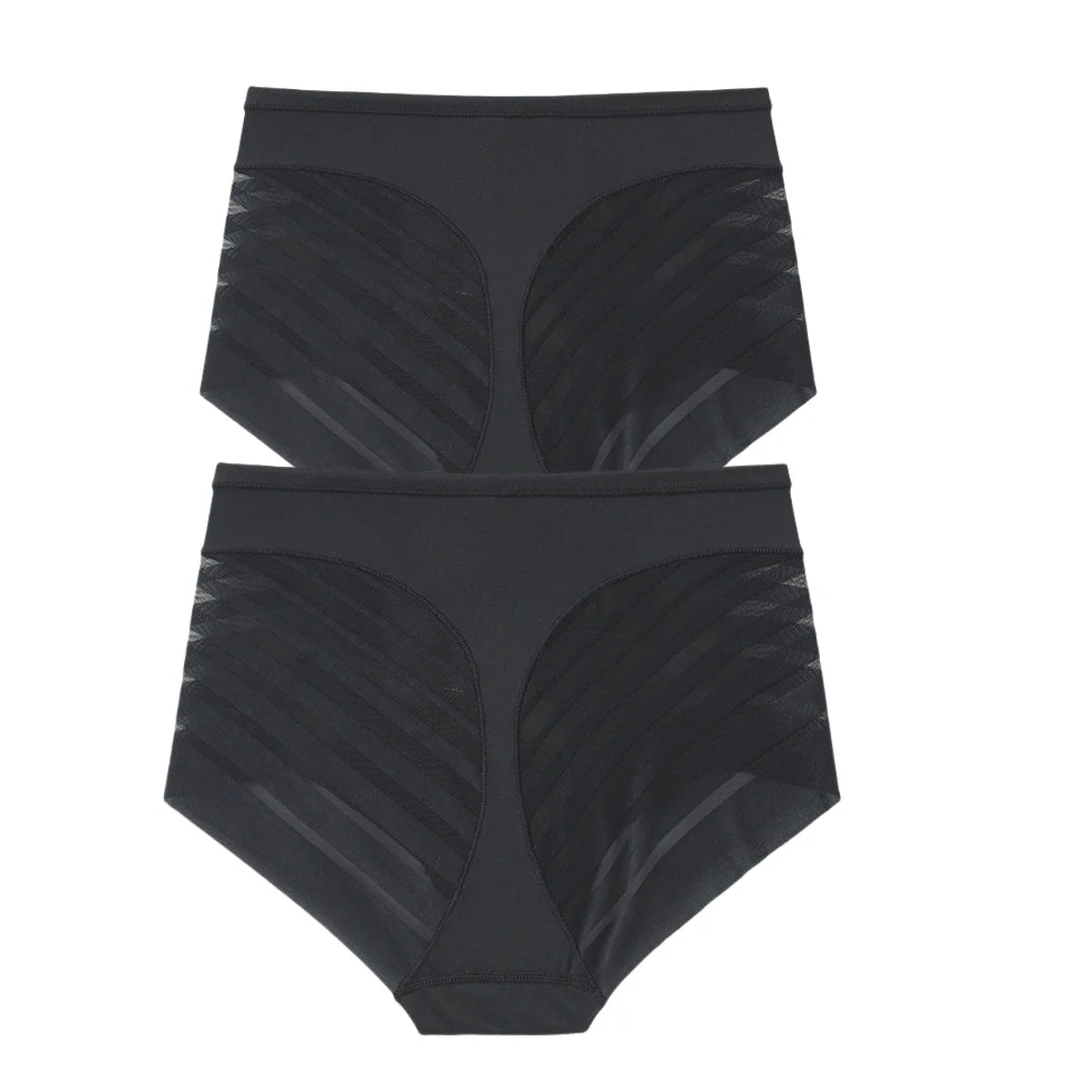 2er-Set: Eis-Seiden-Slip, Damen-Shapewear, hohe Taille NOOR08