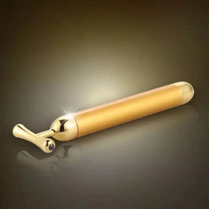 24K Gold Gesichtsmassagegerät, T-förmig, elektrisch NOOR08