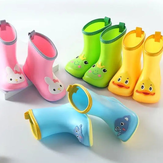 Gelbe Kinder-Regenstiefel – Wasserdicht & Leicht für Kleinkinder