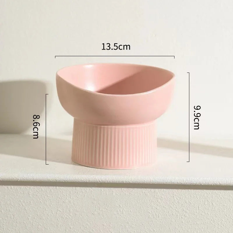 Nordischer Keramik Futter- & Wassernapf – Erhöhter Katzennapf NOOR08
