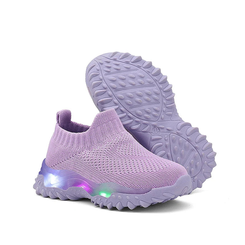 Leucht-Sneaker für Kinder | Atmungsaktive LED-Schuhe NOOR08