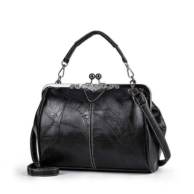 Damen Luxus Leder Umhängetasche | Modische Schulter & Tote Bag NOOR08